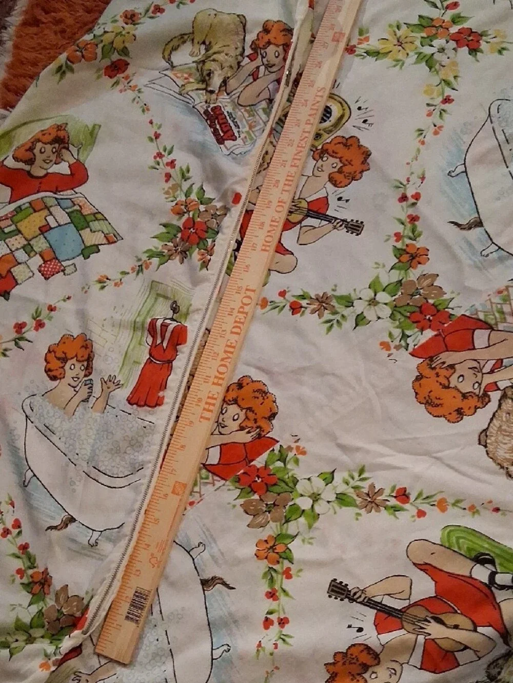 Vintage Little Orphan Annie Full Size Duvet Cover!!! Excluded From Sale